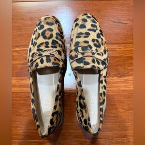 Boden Nya Penny Loafers - Classic Leopard Size 42 EU